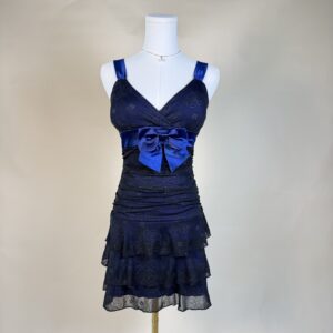 stunning whimsigoth early 2000s taboo fairy glitter mini dress